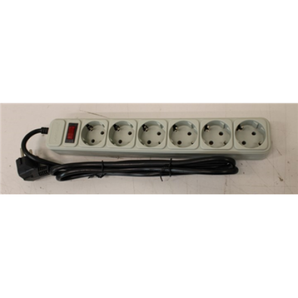 SALE OUT. Power Cube Surge Protector SPG6-B-6C/ 1.8 m/ 6 Sockets/ Grey Gembird SPG6-B-6C Sockets quantity 6 DAMAGED PACKAGING , SPG6-B-6C , Sockets quantity 6 , DAMAGED PACKAGING