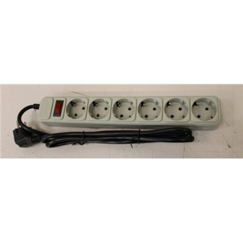 SALE OUT. Power Cube Surge Protector SPG6-B-6C/ 1.8 m/ 6 Sockets/ Grey Gembird SPG6-B-6C Sockets quantity 6 DAMAGED PACKAGING , SPG6-B-6C , Sockets quantity 6 , DAMAGED PACKAGING