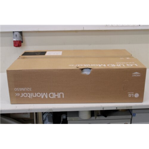 SALE OUT. LG 32UN650P-W 32 IPS/3840x2160/16:9/5ms/280cd/m²/ HDMI DP LG Monitor 32UN650P-W 32 IPS UHD 16:9 5 ms 280 cd/m² DAMAGED PACKAGING HDMI ports quantity 2 60 Hz
