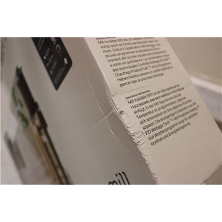 SALE OUT. Mill PA700WIFI4 Panel Heater with WiFi Gen 4 700 W Suitable for rooms 9-12 m² White IPX4 , Mill Invisible Smart WiFi Heater , PA700WIFI4 , Panel Heater , 700 W , Suitable for rooms up to 9-12 m² , White , DAMAGED PACKAGING , IPX4
