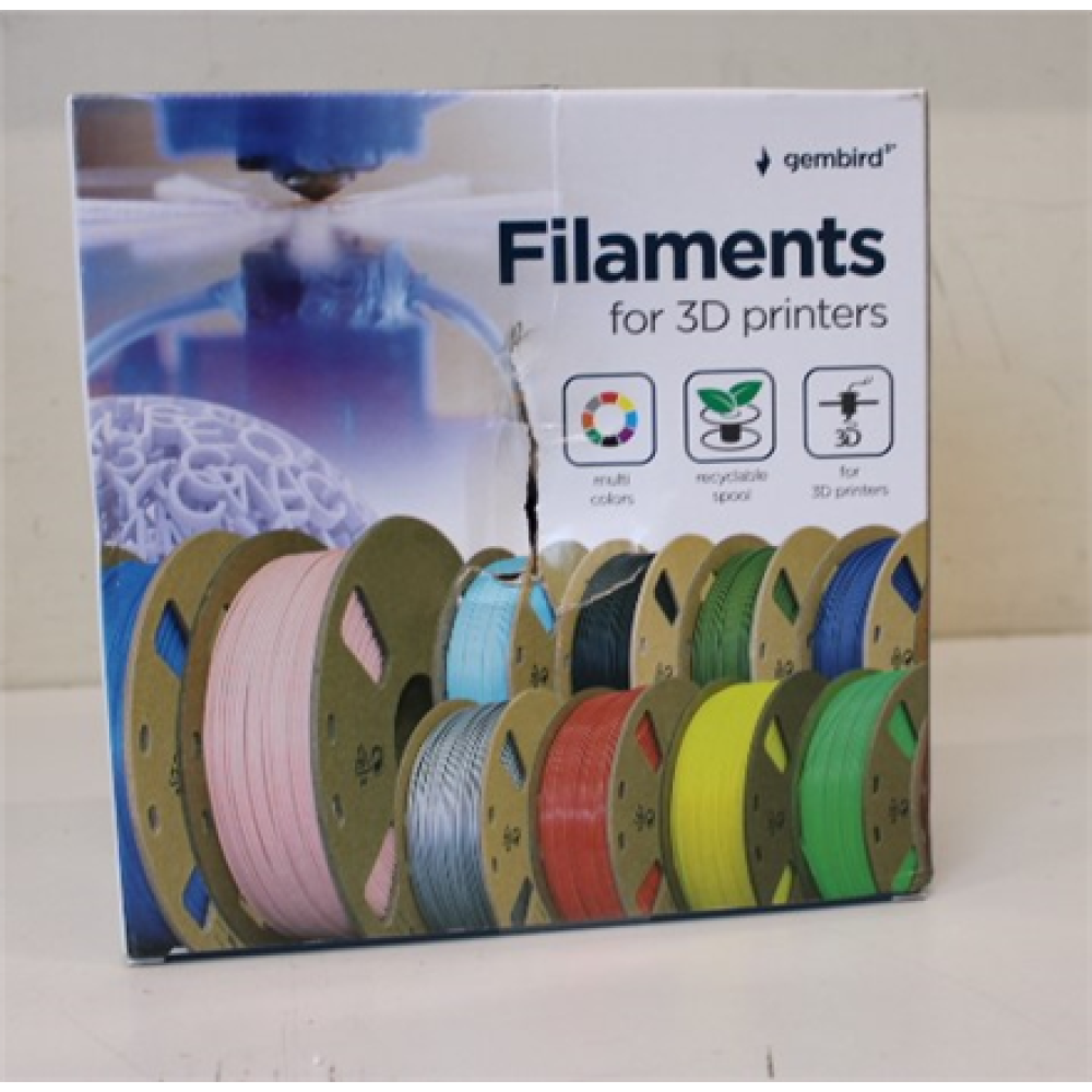 SALE OUT. Flashforge PLA-plus filament, Black 1.75 mm, 1 kg , Flashforge DAMAGED PACKAGING