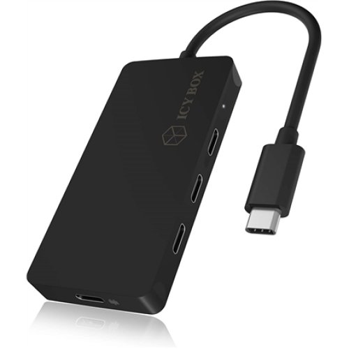Raidsonic , 4-port hub with USB Type-C interface and PD port , IB-HUB1429-CPD