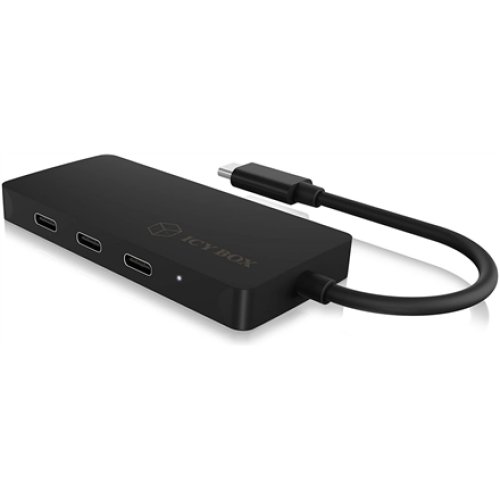 Raidsonic , 4-port hub with USB Type-C interface and PD port , IB-HUB1429-CPD
