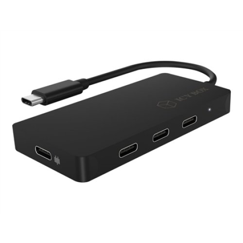 Raidsonic , 4-port hub with USB Type-C interface and PD port , IB-HUB1429-CPD