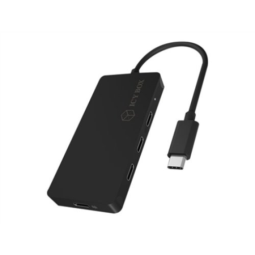 Raidsonic , 4-port hub with USB Type-C interface and PD port , IB-HUB1429-CPD