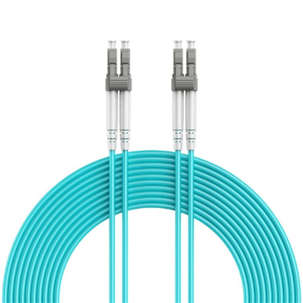 Cablexpert Multimode Duplex OM4 50/125 Fiber Optic Cable, 0.5 m , CFO-MDOM4-LC/LC-0.5M
