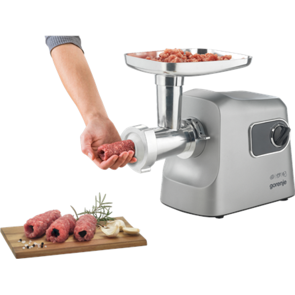 Gorenje Meat grinder , MG2500DS , Stainless Steel/White , 2500 W , Number of speeds 1 , Throughput (kg/min) 2.8
