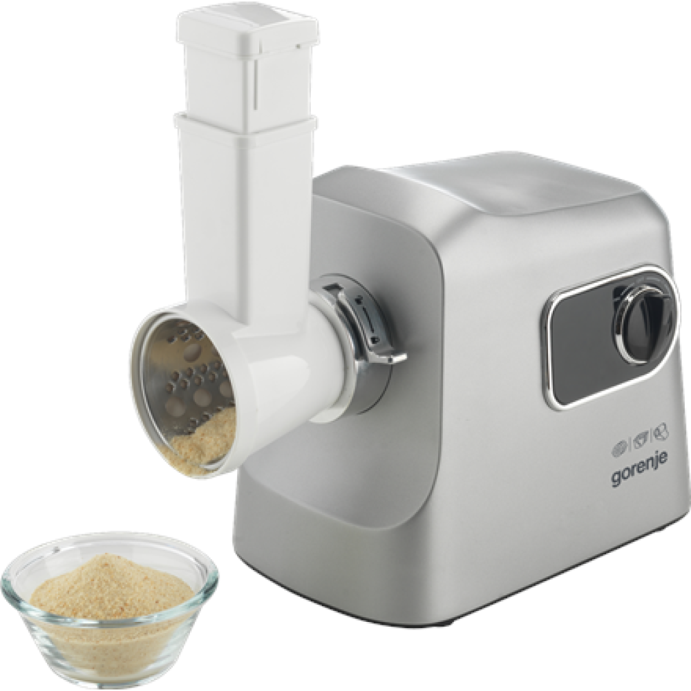 Gorenje Meat grinder , MG2500DS , Stainless Steel/White , 2500 W , Number of speeds 1 , Throughput (kg/min) 2.8