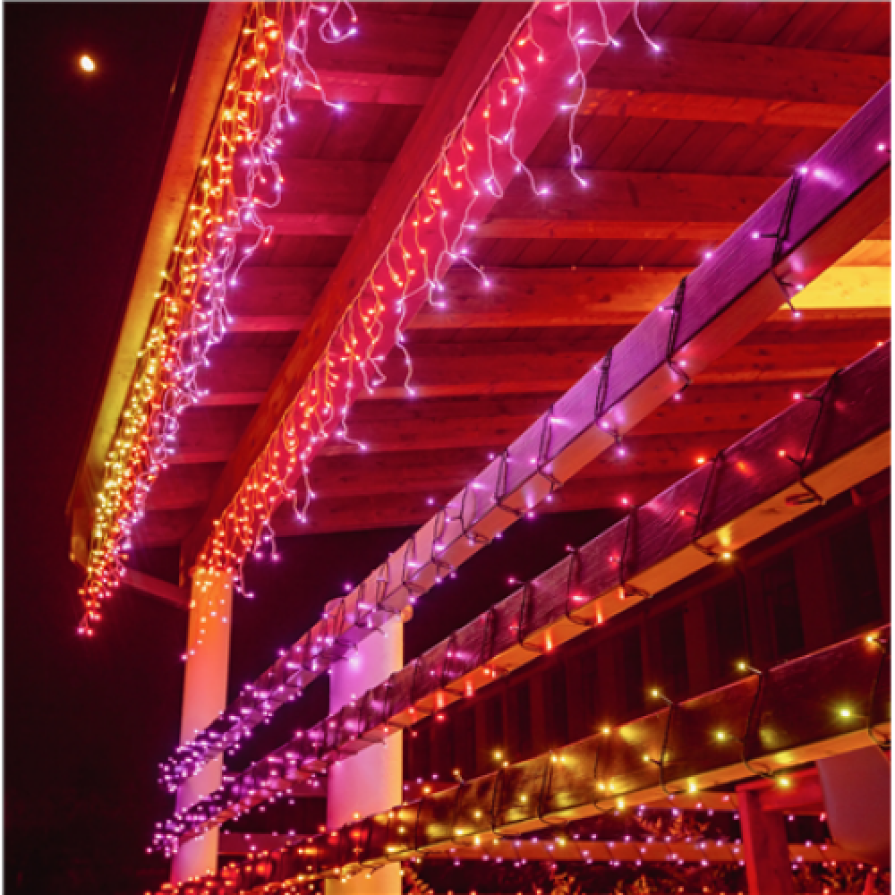 Twinkly Icicle Smart LED Lights 190 RGB (Multicolor), 5m, Transparent wire Twinkly Icicle Smart LED Lights 190, 5m, Transparent wire Twinkly RGB – 16M+ colors
