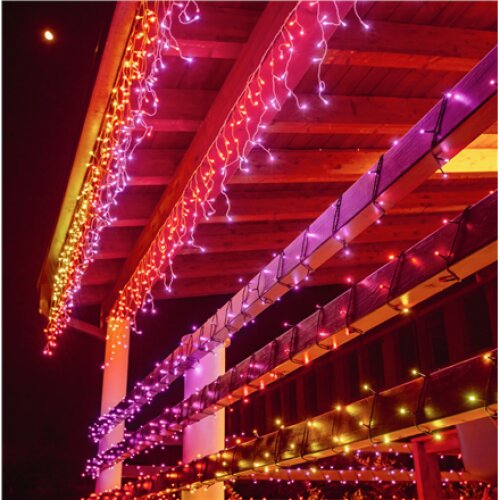Twinkly Icicle Smart LED Lights 190 RGB (Multicolor), 5m, Transparent wire Twinkly Icicle Smart LED Lights 190, 5m, Transparent wire Twinkly RGB – 16M+ colors