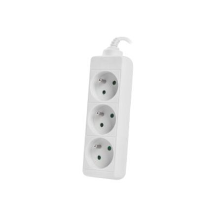 Lanberg Cable Power Strip 3M 3X French Outlets Quality-Grade Copper , PS0-03E-0300-W