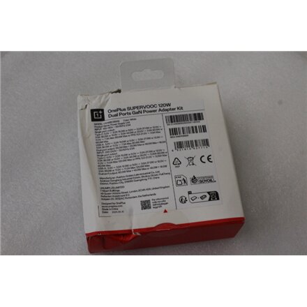 SALE OUT. OnePlus SUPERVOOC 120W Dual Ports Power Adapter - EU Version , OnePlus SUPERVOOC 120W Dual Ports Power Adapter , DAMAGED PACKAGING