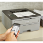 Brother HLL2350DW Mono, Laser, Standard, Wi-Fi, Maximum ISO A-series paper size A4, Grey/ black
