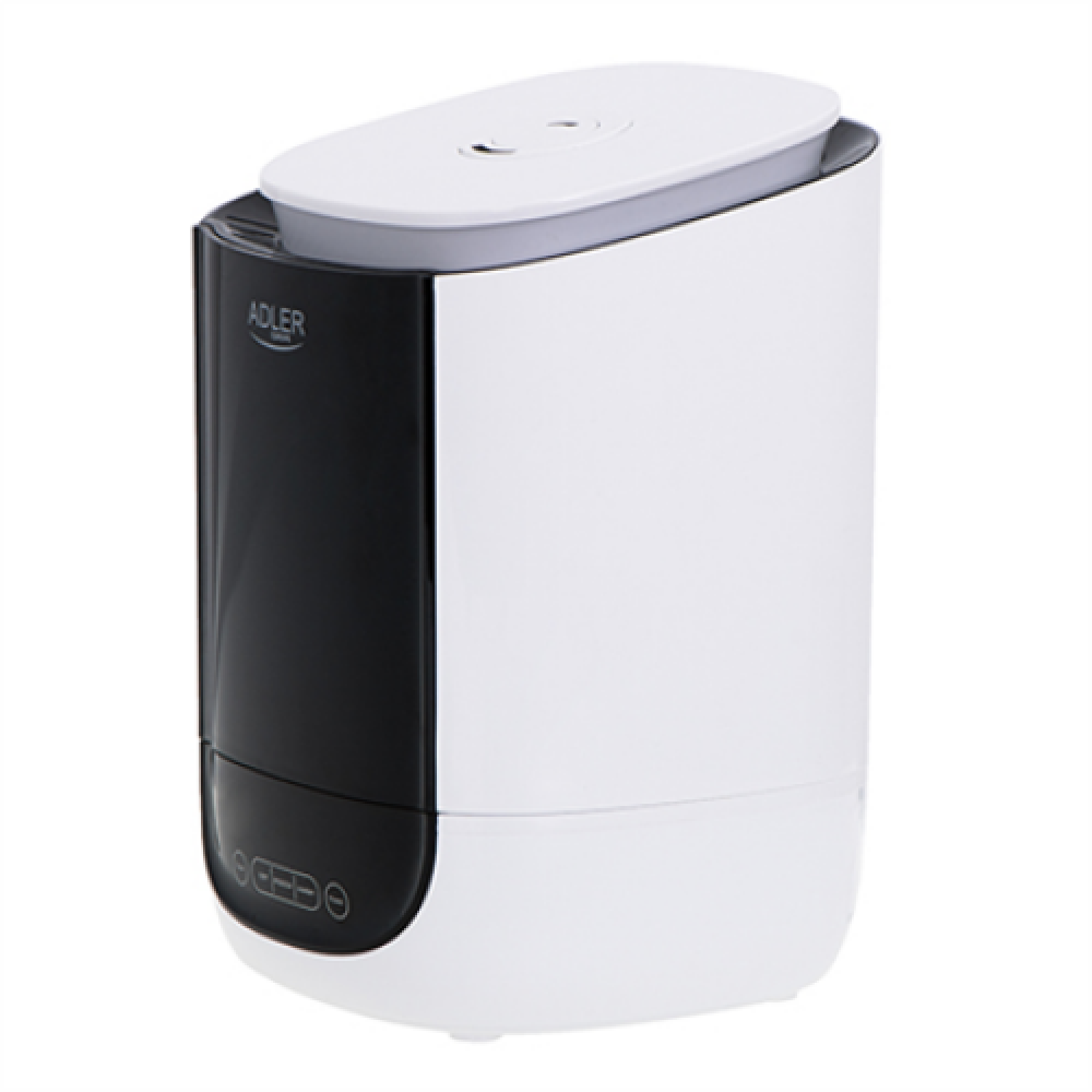 Adler , Air Humidifier , AD 7966 , 35 m³ , 25 W , Water tank capacity 4.6 L , Ultrasonic , Humidification capacity 280 ml/hr , White/Black