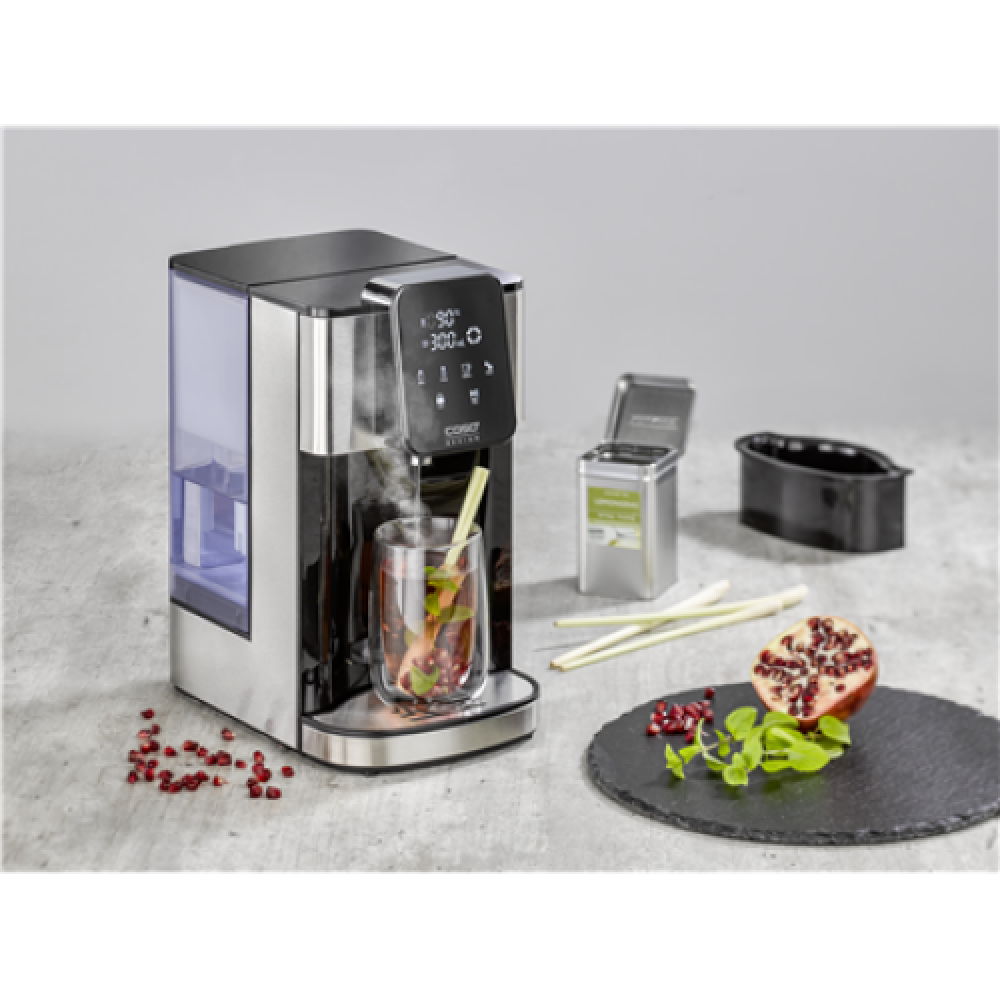 Caso , Turbo Hot Water Dispenser , HW 1660 , Water Dispenser , 2600 W , 4 L , Plastic/Stainless Steel , Black/Stainless Steel
