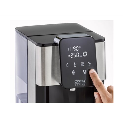 Caso , Turbo Hot Water Dispenser , HW 1660 , Water Dispenser , 2600 W , 4 L , Plastic/Stainless Steel , Black/Stainless Steel