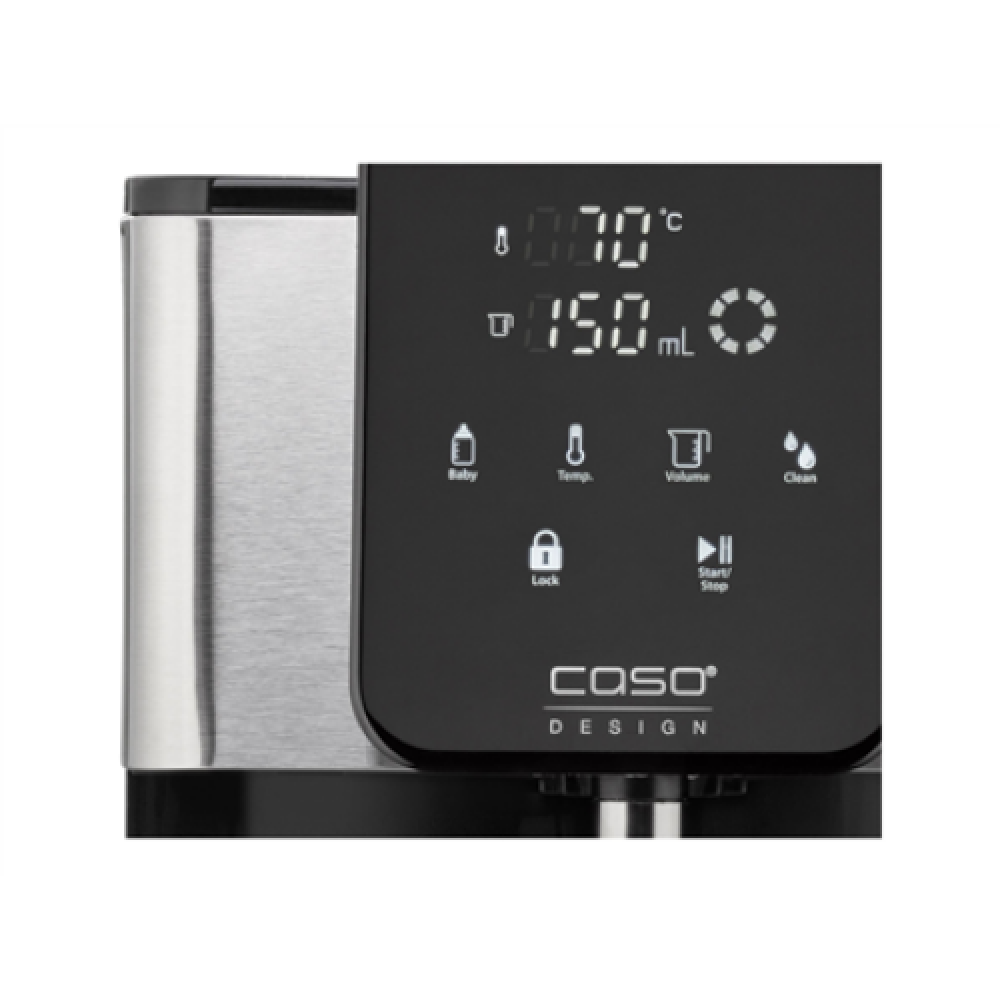 Caso , Turbo Hot Water Dispenser , HW 1660 , Water Dispenser , 2600 W , 4 L , Plastic/Stainless Steel , Black/Stainless Steel