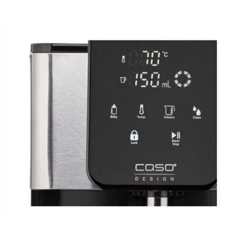 Caso , Turbo Hot Water Dispenser , HW 1660 , Water Dispenser , 2600 W , 4 L , Plastic/Stainless Steel , Black/Stainless Steel
