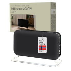 Mill , Heater , SG2000LED , Convection Heater , 2000 W , Number of power levels 3 , Suitable for rooms up to 5-20 m² , Black