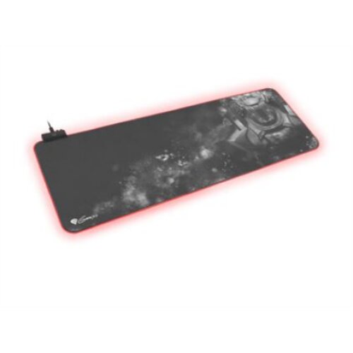 Genesis Boron 500 RGB Black, Gaming mouse pad, Fabric / Rubber, XXL-size, 300 x 800 x 4 mm