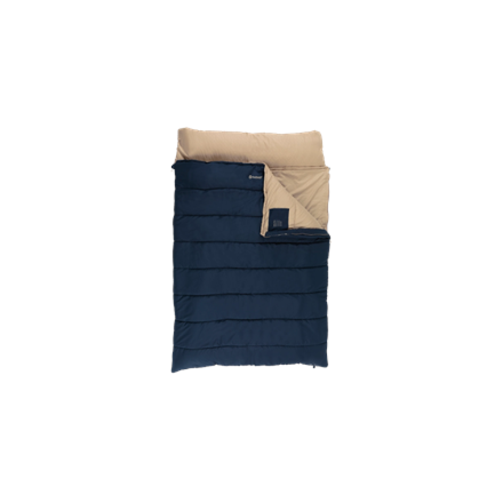 Outwell Contour Lux Deep Blue , Sleeping Bag , 220 x 145 cm , -22 to 12 °C , Both Side Zipper