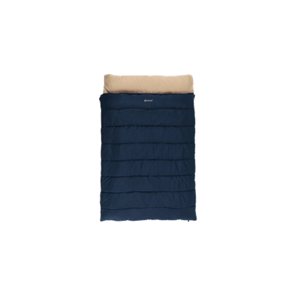 Outwell Contour Lux Deep Blue , Sleeping Bag , 220 x 145 cm , -22 to 12 °C , Both Side Zipper