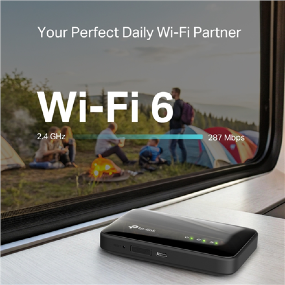 TP-LINK 4G LTE Mobile Wi-Fi , M7005 , 802.11ax , MU-MiMO No , no PoE , Antenna type Internal