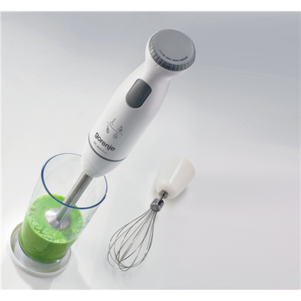 Gorenje Hand blender , HBC802QW , Hand Blender , 800 W , Jar material Plastic , Jar capacity 0.5 L , White