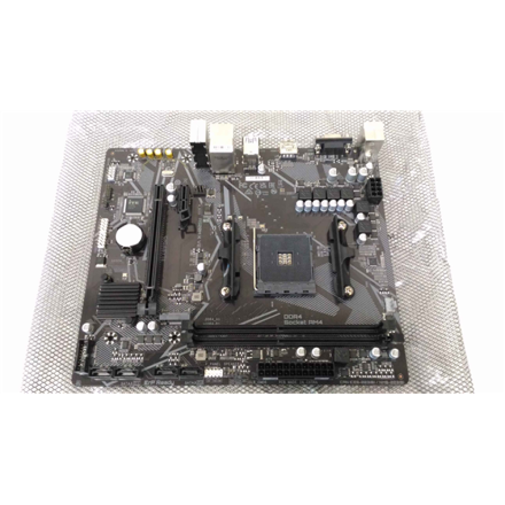 SALE OUT. Gigabyte , A520M K V2 1.0 M/B , Processor family AMD , Processor socket AM4 , DDR4 DIMM , Memory slots 2 , Supported hard disk drive interfaces SATA, M.2 , Number of SATA connectors 4 , Chipset AMD A520 , Micro ATX , USED, REFURBISHED, WITHOUT A