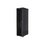 Lanberg , Rack cabinet 19 free-standing 47U/800x1000 (flat pack) with glass door, LCD , FF01-8047-12BL , Black