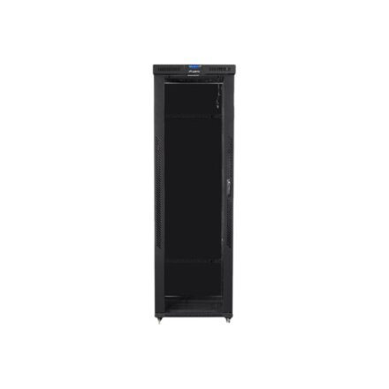 Lanberg , Rack cabinet 19 free-standing 47U/800x1000 (flat pack) with glass door, LCD , FF01-8047-12BL , Black