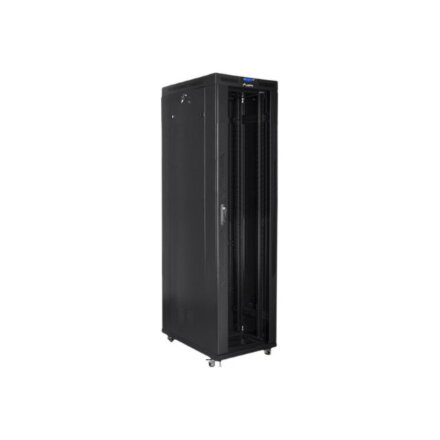 Lanberg , Rack cabinet 19 free-standing 47U/800x1000 (flat pack) with glass door, LCD , FF01-8047-12BL , Black