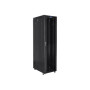 Lanberg , Rack cabinet 19 free-standing 47U/800x1000 (flat pack) with glass door, LCD , FF01-8047-12BL , Black