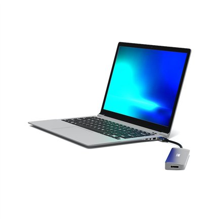 PORT CONNECT , Mobile docking station 1 X 4K USB-C 5 devices, 100W