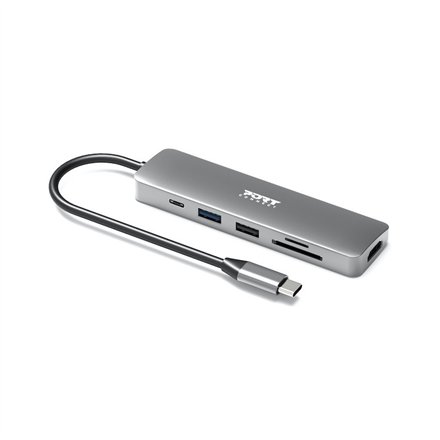 PORT CONNECT , Mobile docking station 1 X 4K USB-C 5 devices, 100W