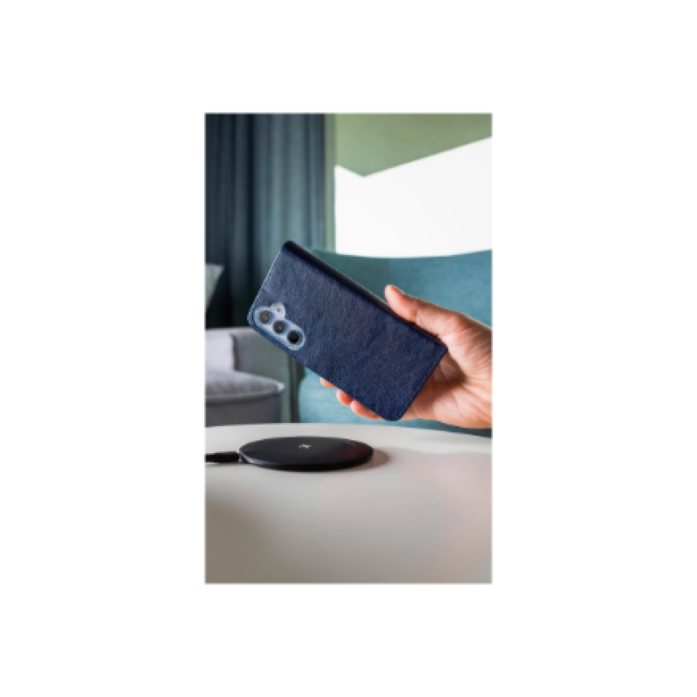 Fixed Opus , Book Case , Samsung , Galaxy A57 5G , Synthetic leather , Blue