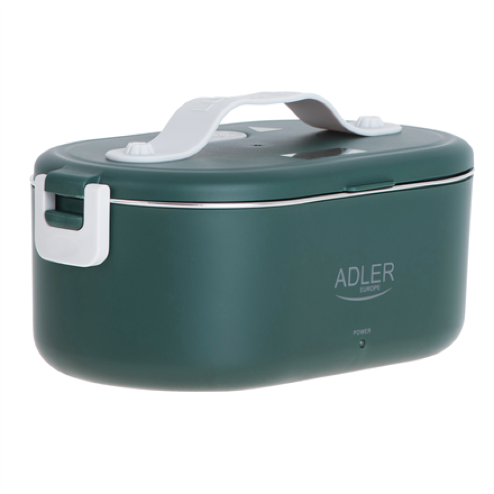 Adler , Electric lunch box with thermal bag , AD 4522 , 0.8 L , Plastic/Stainless steel , Green , Lid included