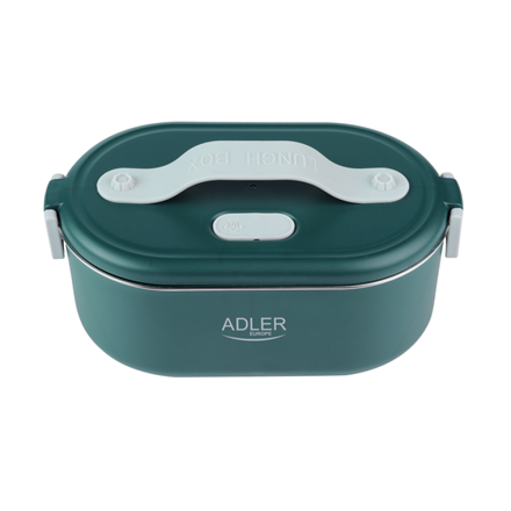 Adler , Electric lunch box with thermal bag , AD 4522 , 0.8 L , Plastic/Stainless steel , Green , Lid included