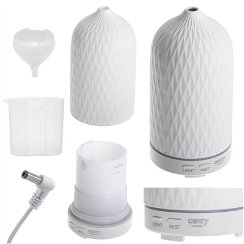 Camry , Ultrasonic aroma diffuser 3in1 , CR 7970 , Ultrasonic , Suitable for rooms up to 25 m² , White