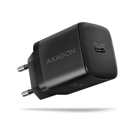 AXAGON Sil wallcharger 1x port USB-C, PD3.0/PPS/QC4+/SFC/AFC/Apple, 30W , ACU-PD30
