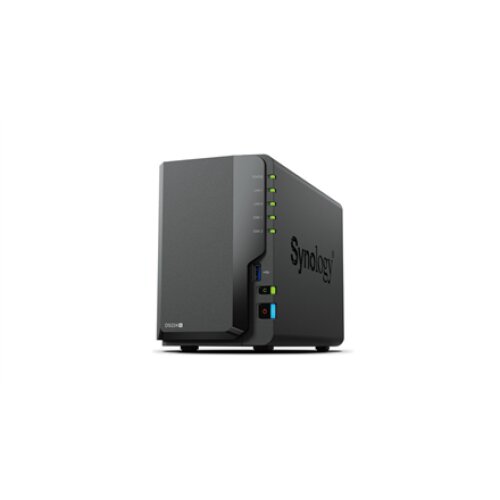 Synology , Tower NAS , DS224+ , up to 2 HDD/SSD , Intel Celeron , J4125 , Processor frequency 2.0 GHz , 2 GB , DDR4