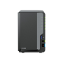 Synology , Tower NAS , DS224+ , up to 2 HDD/SSD , Intel Celeron , J4125 , Processor frequency 2.0 GHz , 2 GB , DDR4