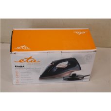 SALE OUT. ETA ETA127690000 Kiara Iron, Ceramic, 2200 W, Water tank 220 ml, Black , ETA , Iron , Kiara ETA127690000 , Cordless Steam Iron , 2200 W , Water tank capacity 220 ml , Continuous steam 40 g/min , Steam boost performance 90 g/min , Black , DAMAGED