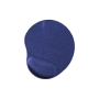 Gembird , MP-GEL-B Gel mouse pad with wrist support, blue , Gel mouse pad , Blue