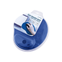 Gembird , MP-GEL-B Gel mouse pad with wrist support, blue , Gel mouse pad , Blue