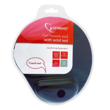 Gembird , MP-GEL-B Gel mouse pad with wrist support, blue , Gel mouse pad , Blue