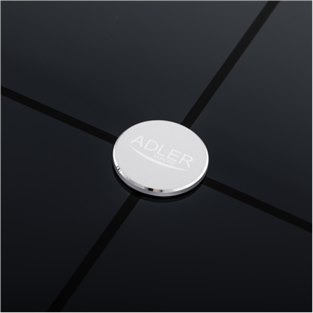 Adler Smart Bathroom Scale , AD 8187 , Maximum weight (capacity) 180 kg , Accuracy 100 g , Body Mass Index (BMI) measuring , Black