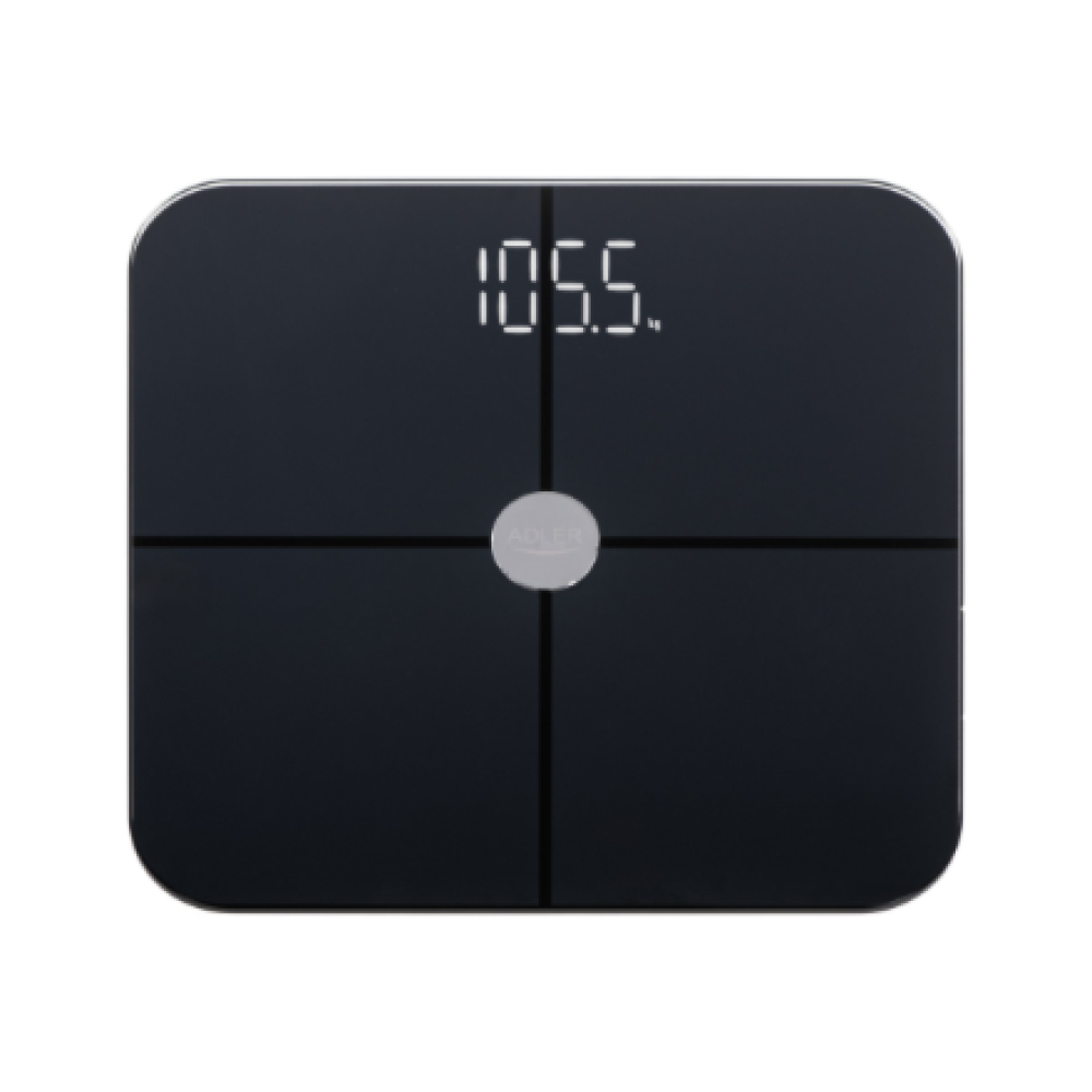 Adler , Smart Bathroom Scale , AD 8187 , Auto power off , Body Mass Index (BMI) measuring , Maximum weight (capacity) 180 kg , Memory function
