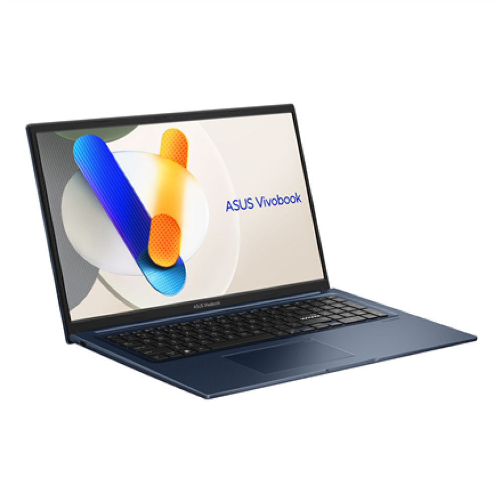 Asus Vivobook 17 X1704VA-AU1152W , Quiet Blue , 17.3 , IPS , FHD , 1920 x 1080 pixels , 60 Hz , Anti-glare , Intel Core 5 , 120U , 16 GB , DDR5 , Solid-state drive capacity 512 GB , Intel Graphics , Windows 11 Home , 802.11ax , Bluetooth version 5.2 , Key