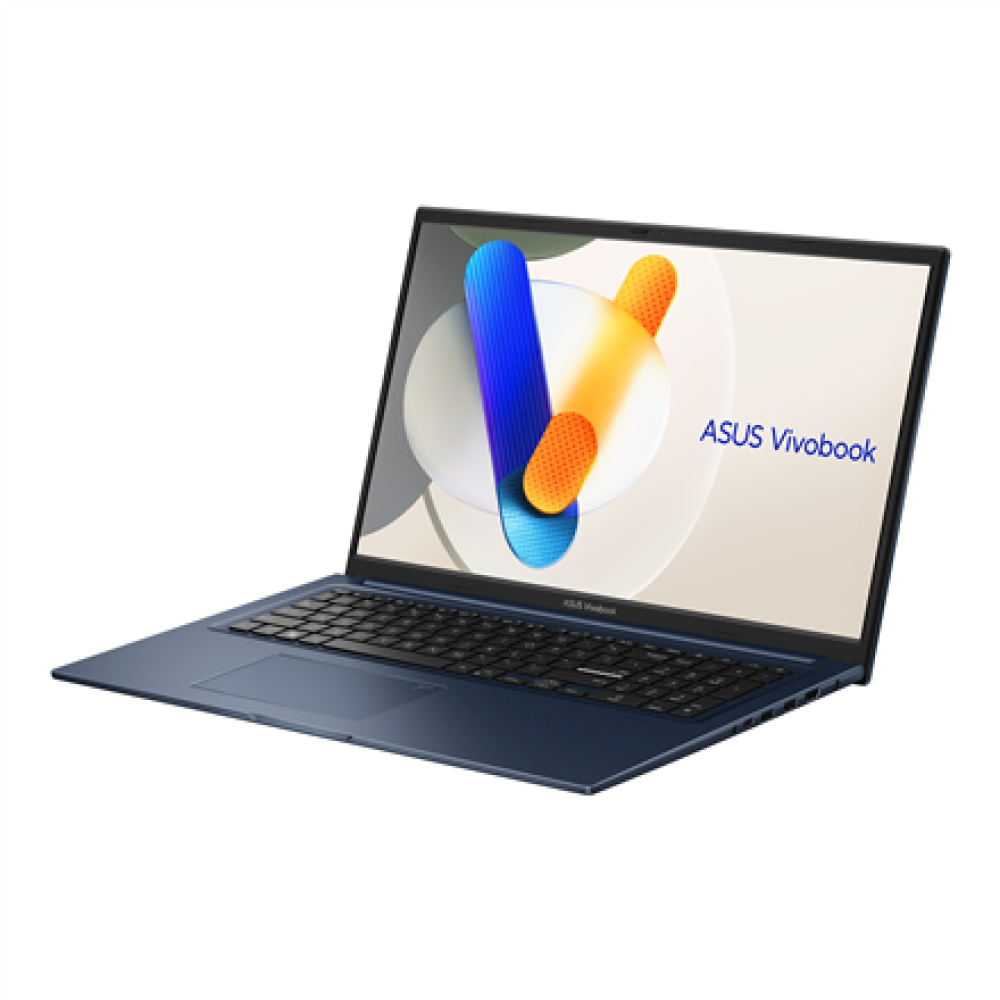 Asus Vivobook 17 X1704VA-AU1152W , Quiet Blue , 17.3 , IPS , FHD , 1920 x 1080 pixels , 60 Hz , Anti-glare , Intel Core 5 , 120U , 16 GB , DDR5 , Solid-state drive capacity 512 GB , Intel Graphics , Windows 11 Home , 802.11ax , Bluetooth version 5.2 , Key